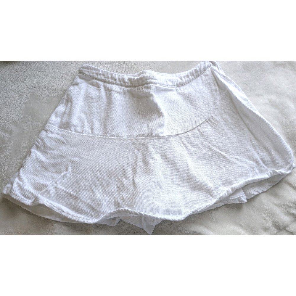 Vestique Women’s White Athletic Skort Size S, Zip Closure, Pockets, Tennis/Golf